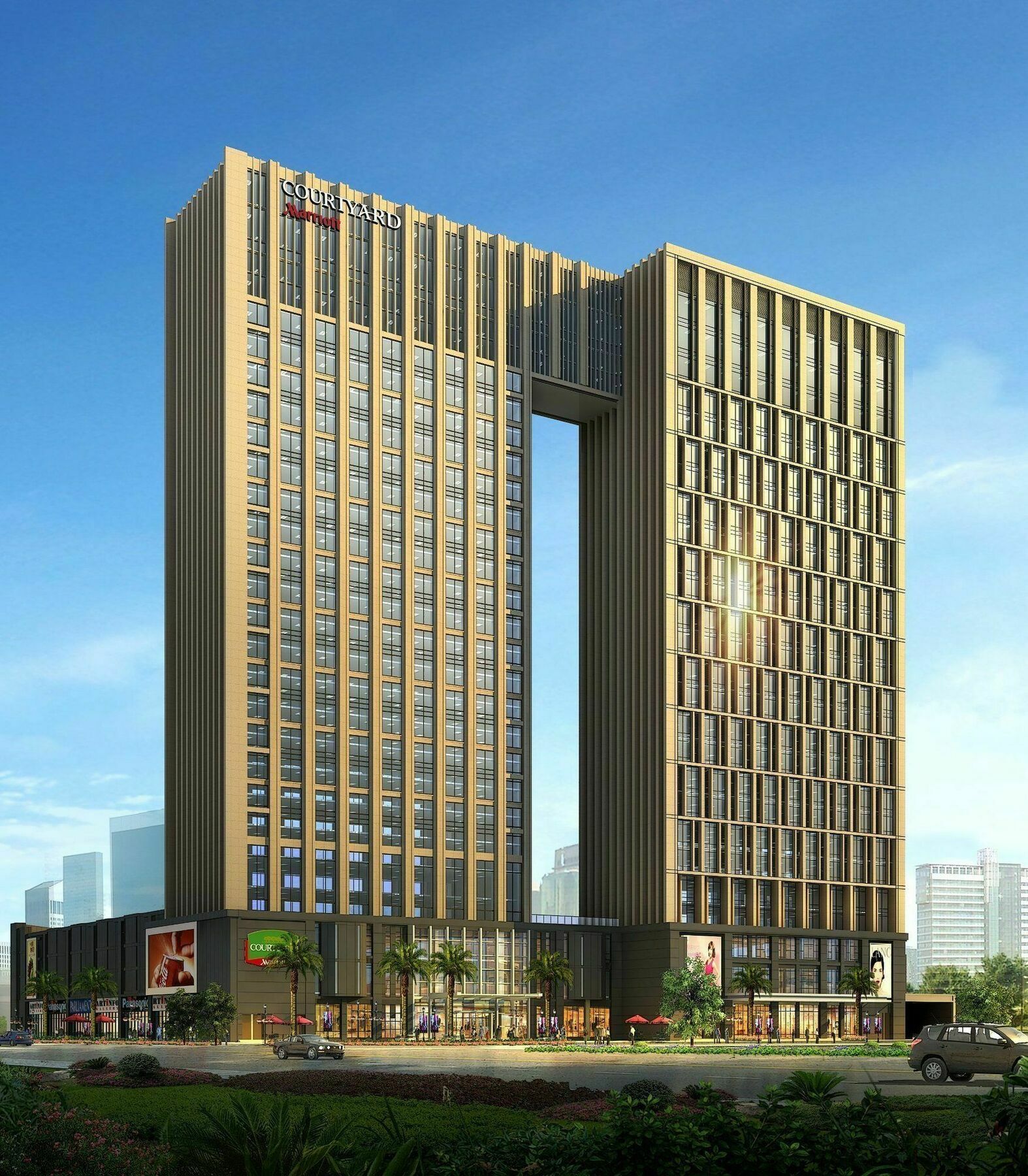 מלון Courtyard By Marriott Shunde Longjiang, Near Furniture Fair מראה חיצוני תמונה
